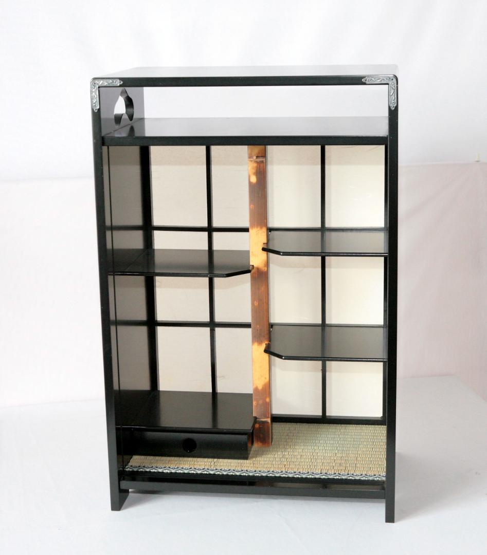 1610 春日茶棚揃（ガラス引違戸付） - メルカリ