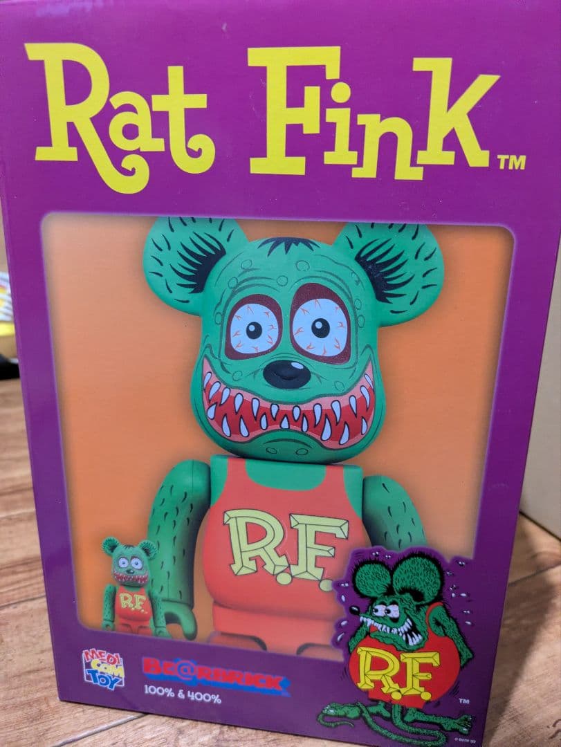 RAT FINK ラットフィンク ベアブリック 400%＆100% 未開封 - メルカリ