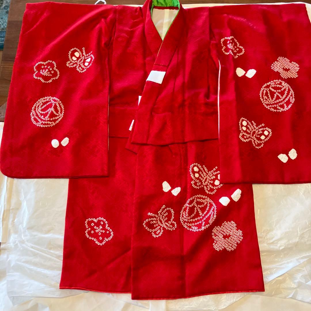 七五三用着物　　絹