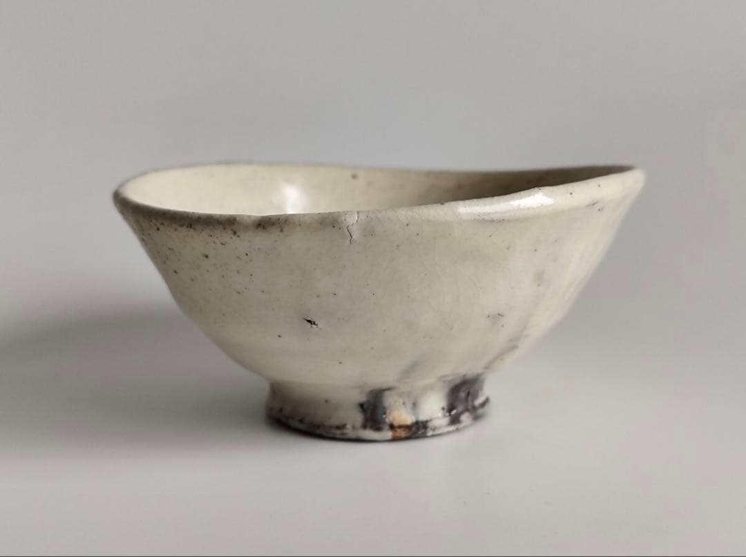 新品】 森岡成好 粉引 碗 灰被 茶碗 / 陶器 陶芸 皿 茶道具 茶器 在