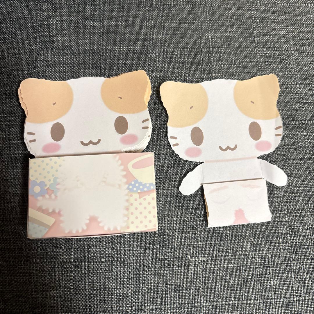 サンリオ マシュマロみたいなふわふわにゃんこメモ - メルカリ