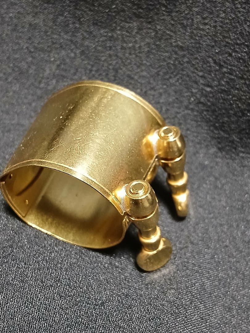 テナーサックス　リガチャー　ハードラバー用　Boston Sax 超美品