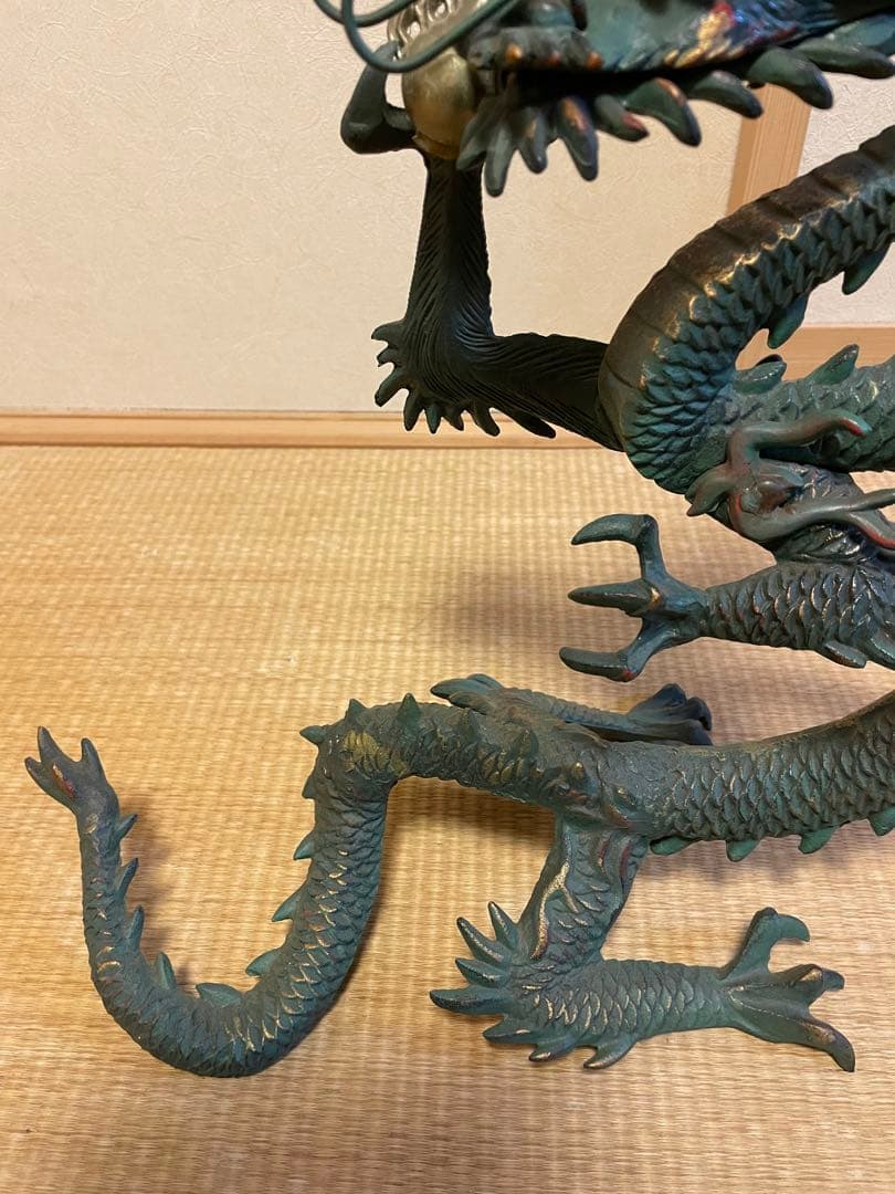 高級】 期間限定値引 金属工芸 竜 龍 昇龍 開運龍 干支 村田宏
