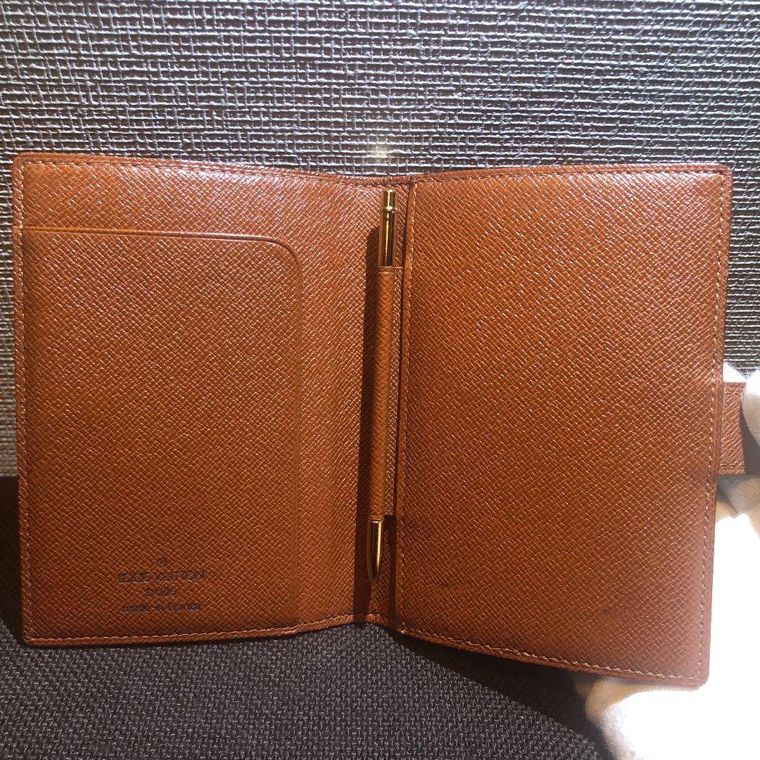 Louis Vuittonルイヴィトン モノグラム ボールペン手帳カバー付き