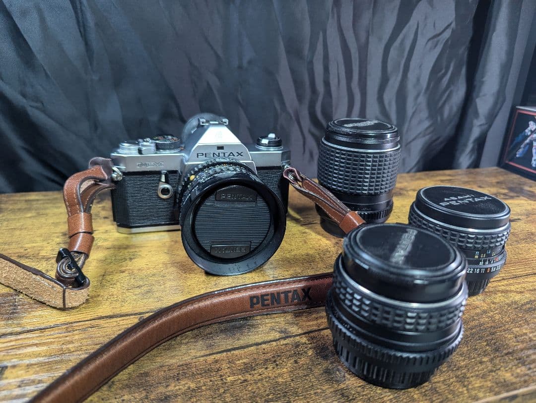 PENTAX MX ペンタックスフィルムカメラとレンズ4本セット