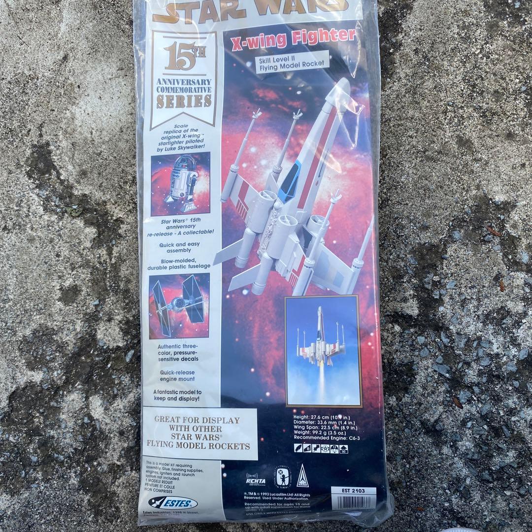 【新品未開封】モデルロケット　star wars15 ESTES x-wing