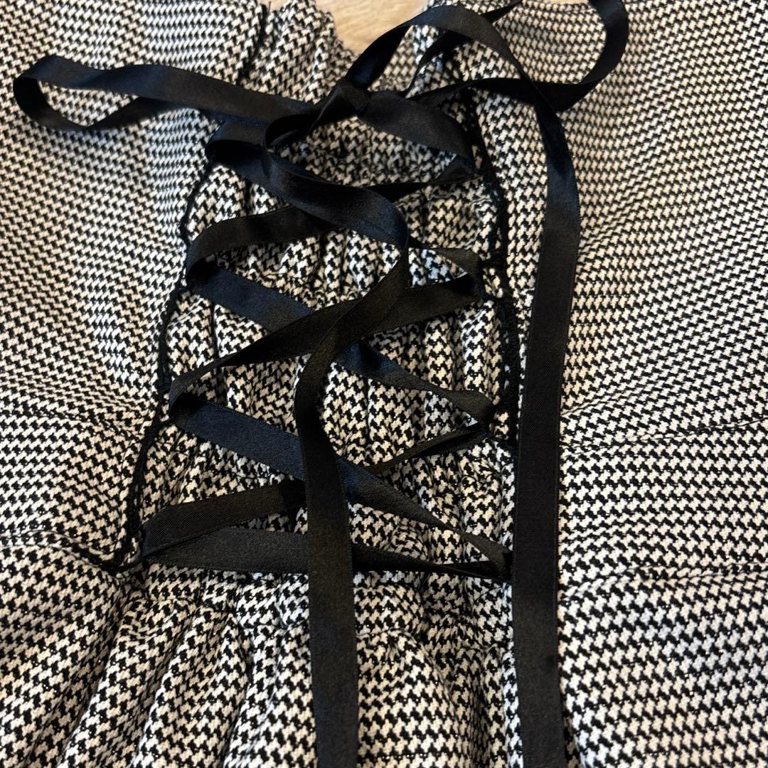 ALICE and the PIRATES♡千鳥格子柄スカート 白黒チェック柄