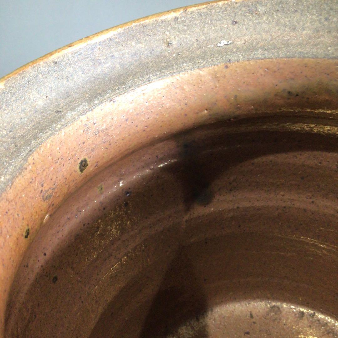 P295 水指 『在銘』『窯変錦彩』『耳付水指』 共箱 茶道具