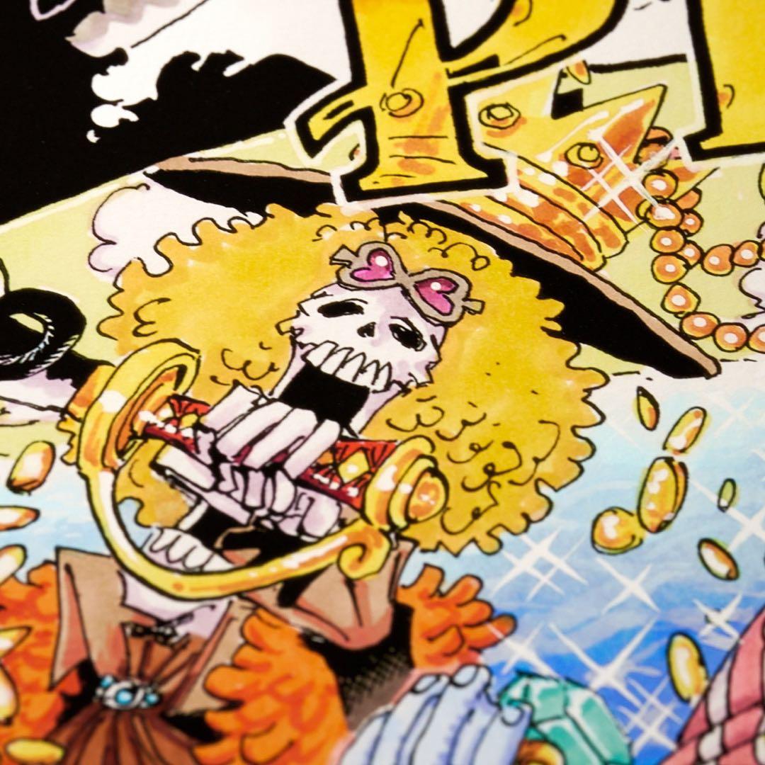 ONE PIECE 複製原画マンガアートサイン入り