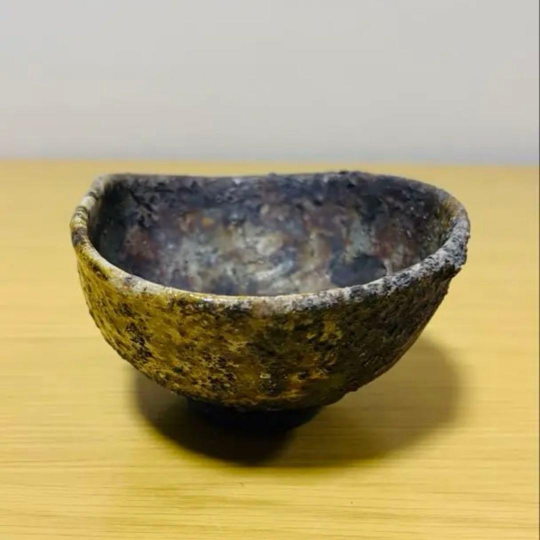ぐい呑み / 陶器 辻村史朗 系 窯変 酒器 茶碗 工芸品 Chawan