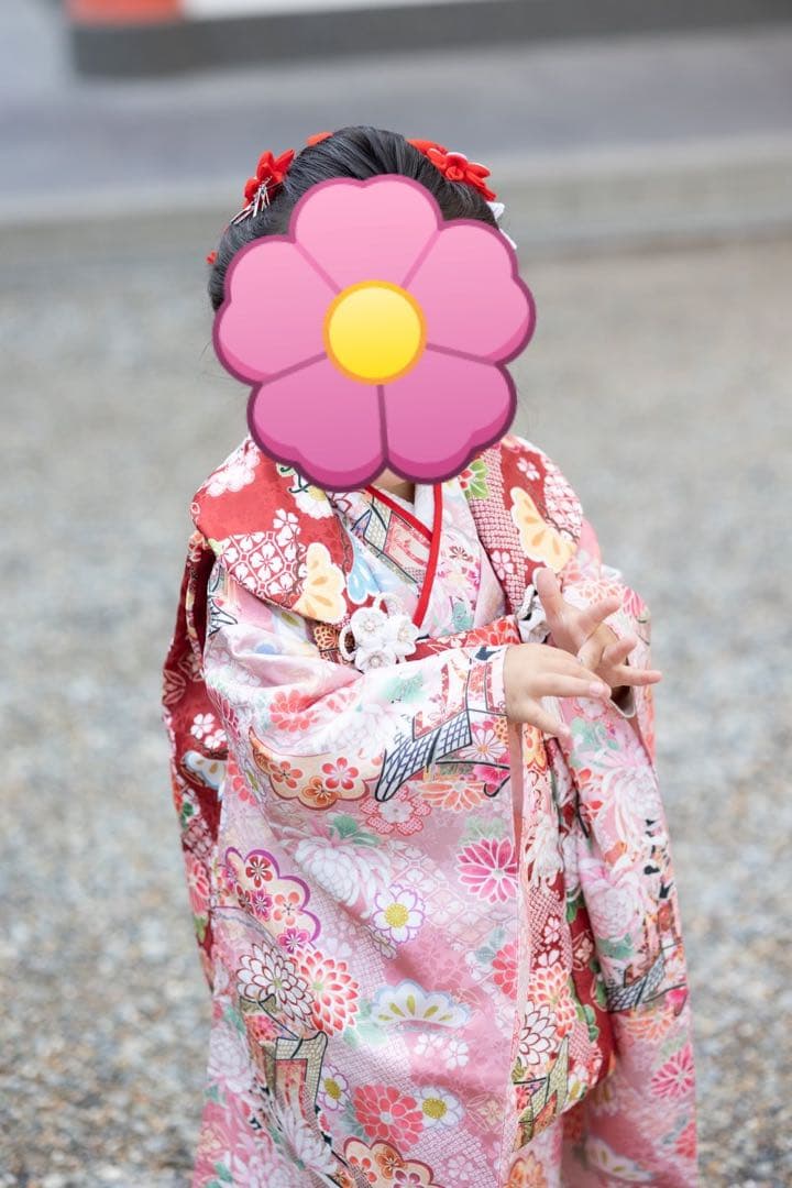 キャサリンコテージ　いにしえ華車・桃✖️赤　草履シューズセット