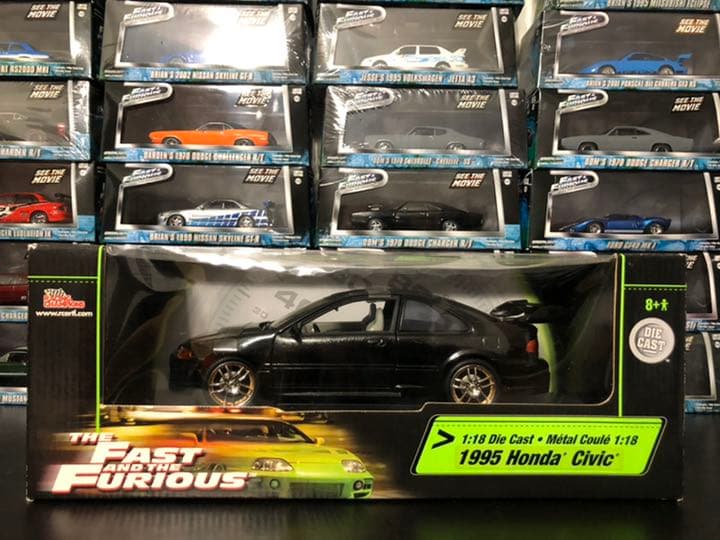 激レア】ワイルドスピードミニカー 1/18スケール ホンダシビック