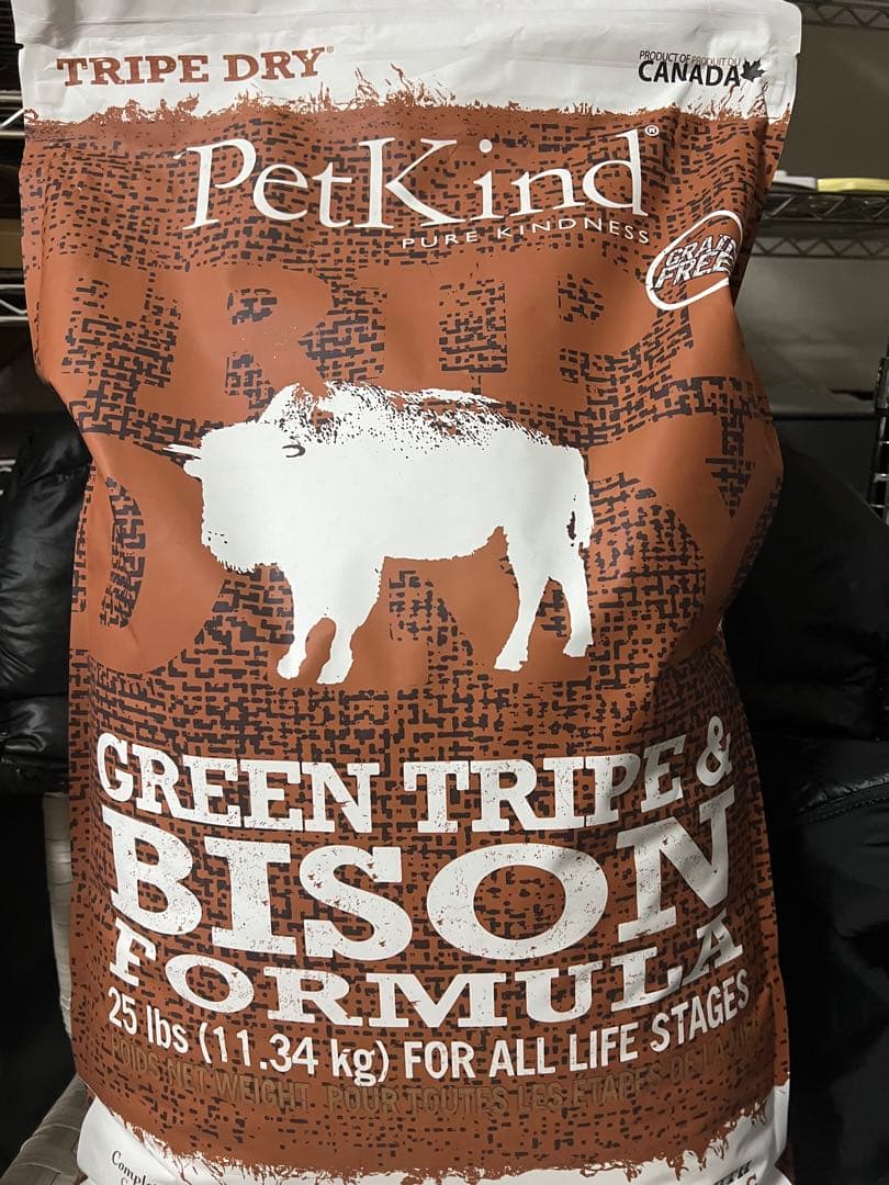 ペットカインド トライプdry グリーンビーフトライプ＆ バイソン11.34