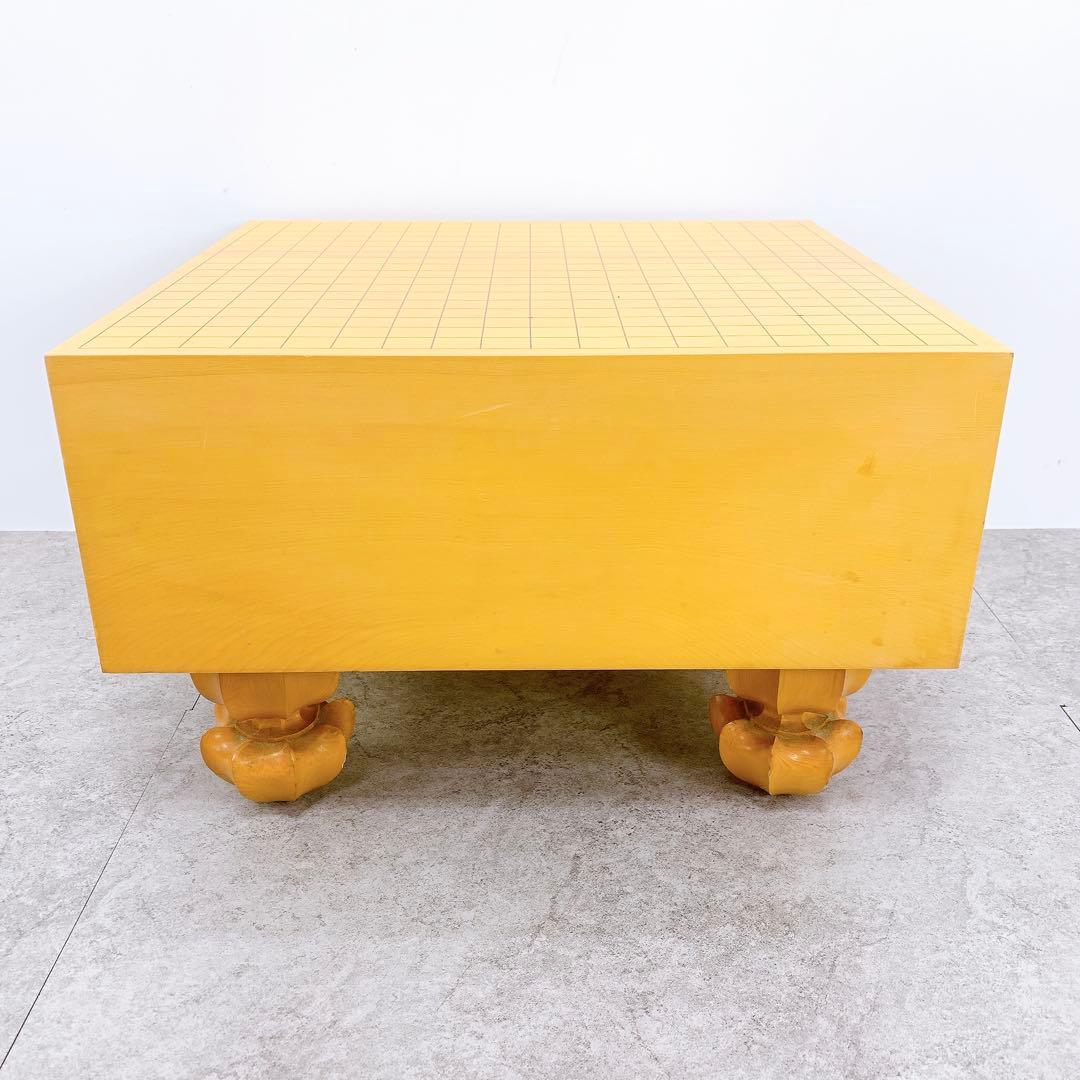 本榧　ほんかや　囲碁盤　囲碁　5.5寸　ヘソ　脚付　最高級　厚め