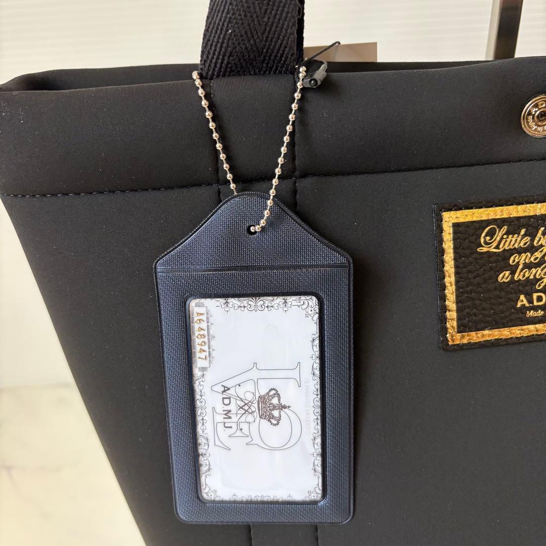 新品タグ付 ADMJ 定価2.8万円 ウレタン素材 トートバッグ 完売品