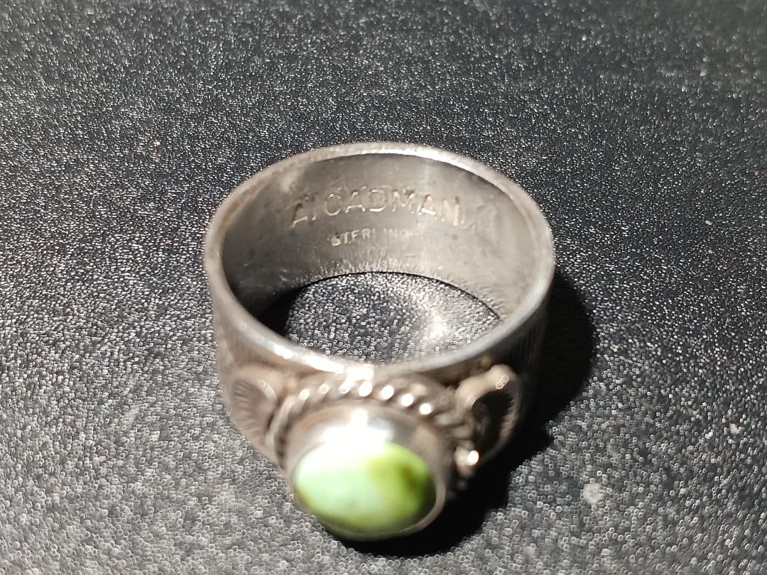 インディアンジュエリー　ナバホ　アンディキャドマン　リング