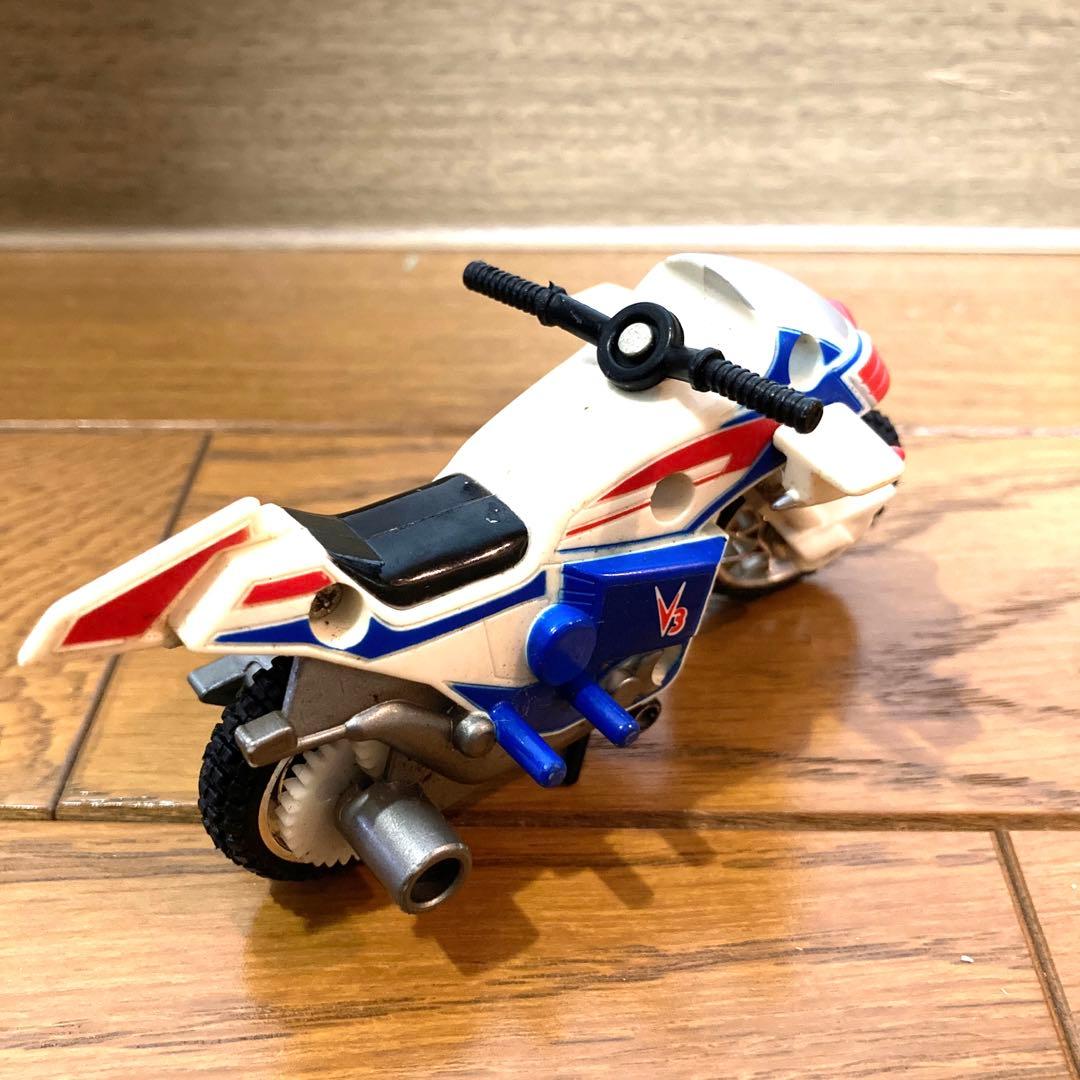 仮面ライダーV3 ハリケーン ミニカー 昭和 レトロ CSM SHF 真骨彫