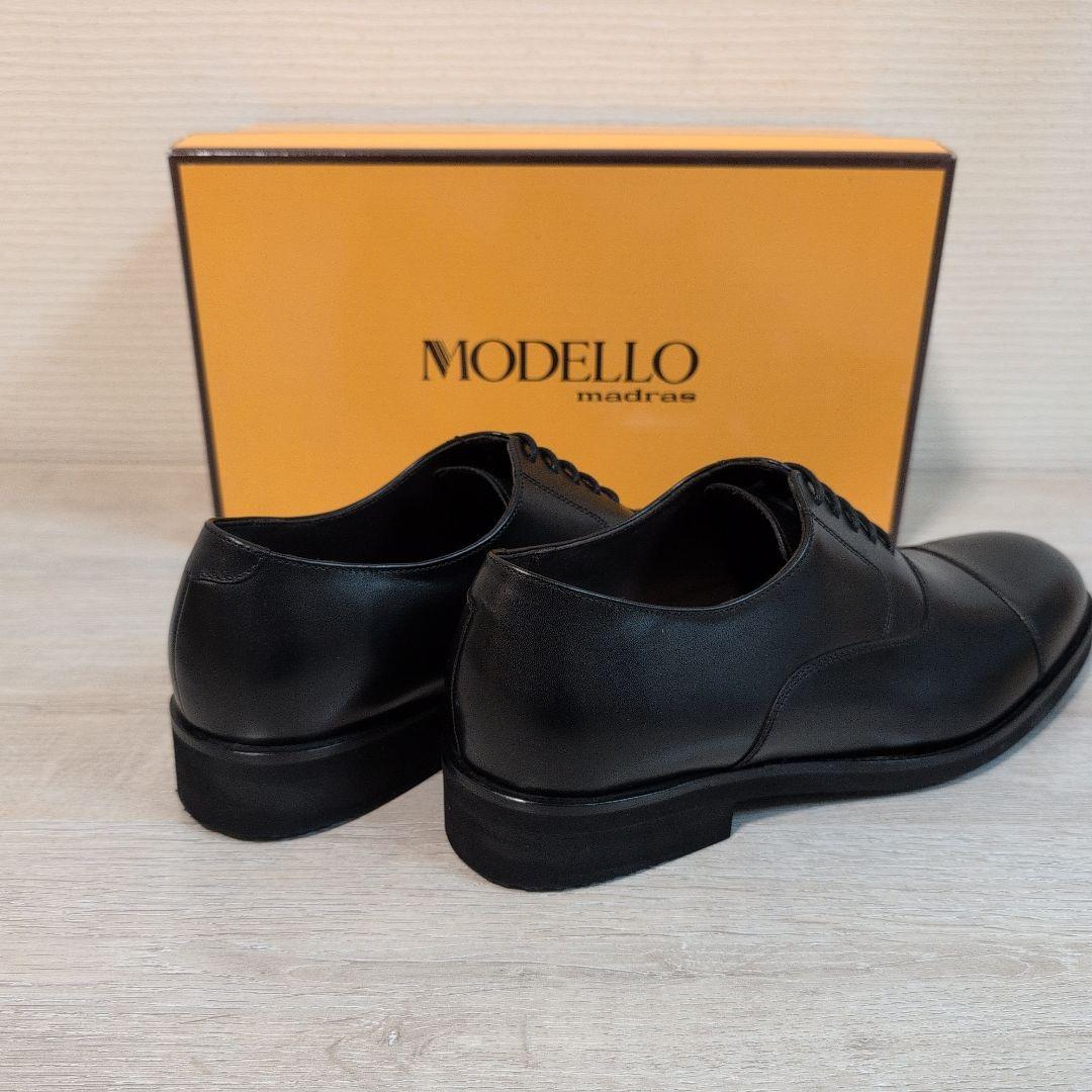 新品未使用★MODELLO ドレスシューズ DM8701 25.5cm ブラック
