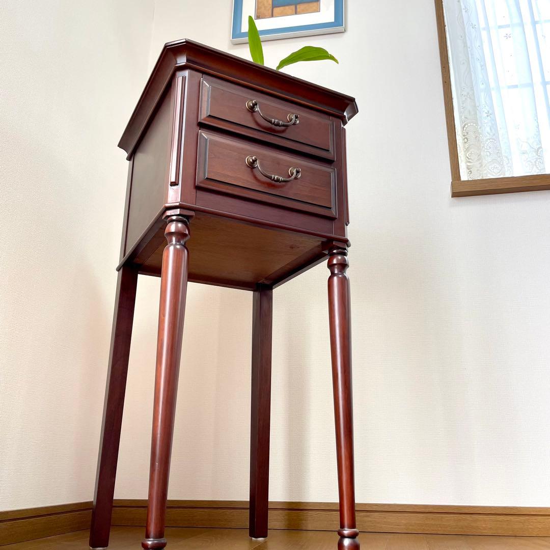 マルニ木工】KENT COURT アンティーク 電話台 飾り棚【Maruni】