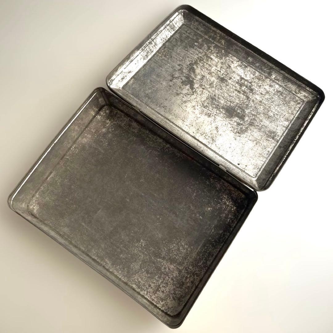 フランス アンティーク ビスケット缶 ブリキ缶 tin缶 ティン缶