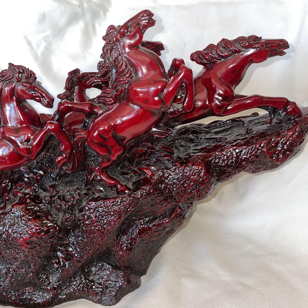 金色 九頭馬 豪華 躍動感 躍動的 置物 ゴールド 装飾品 開運 縁起物