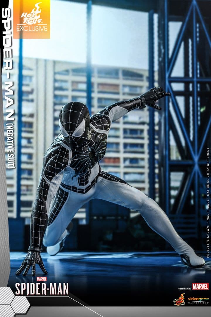 ホットトイズ1／6スケール スパイダーマン ネガティブ・スーツ版