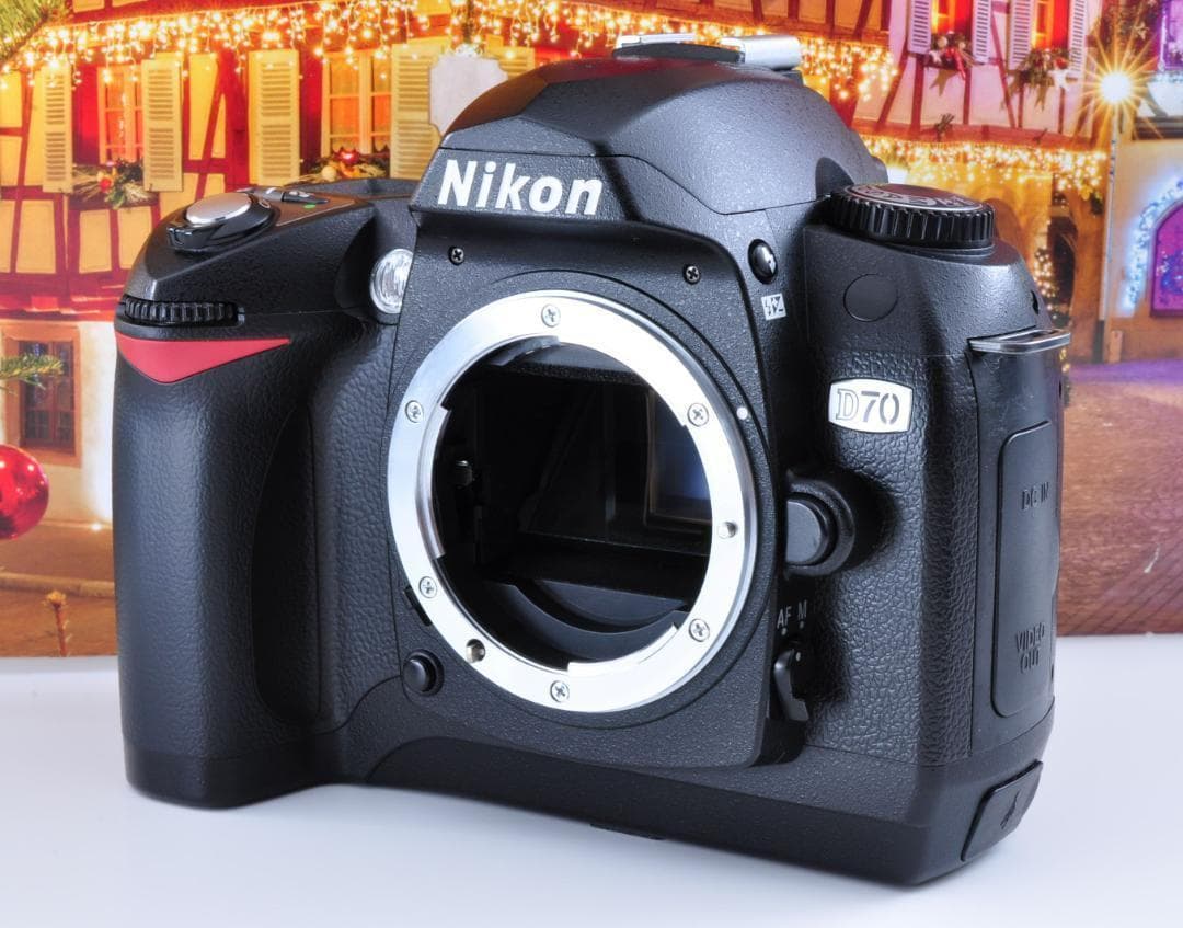 Wi-Fiで携帯へ！Nikon ニコン D70 ダブル レンズセット 一眼入門機 Wi-Fi