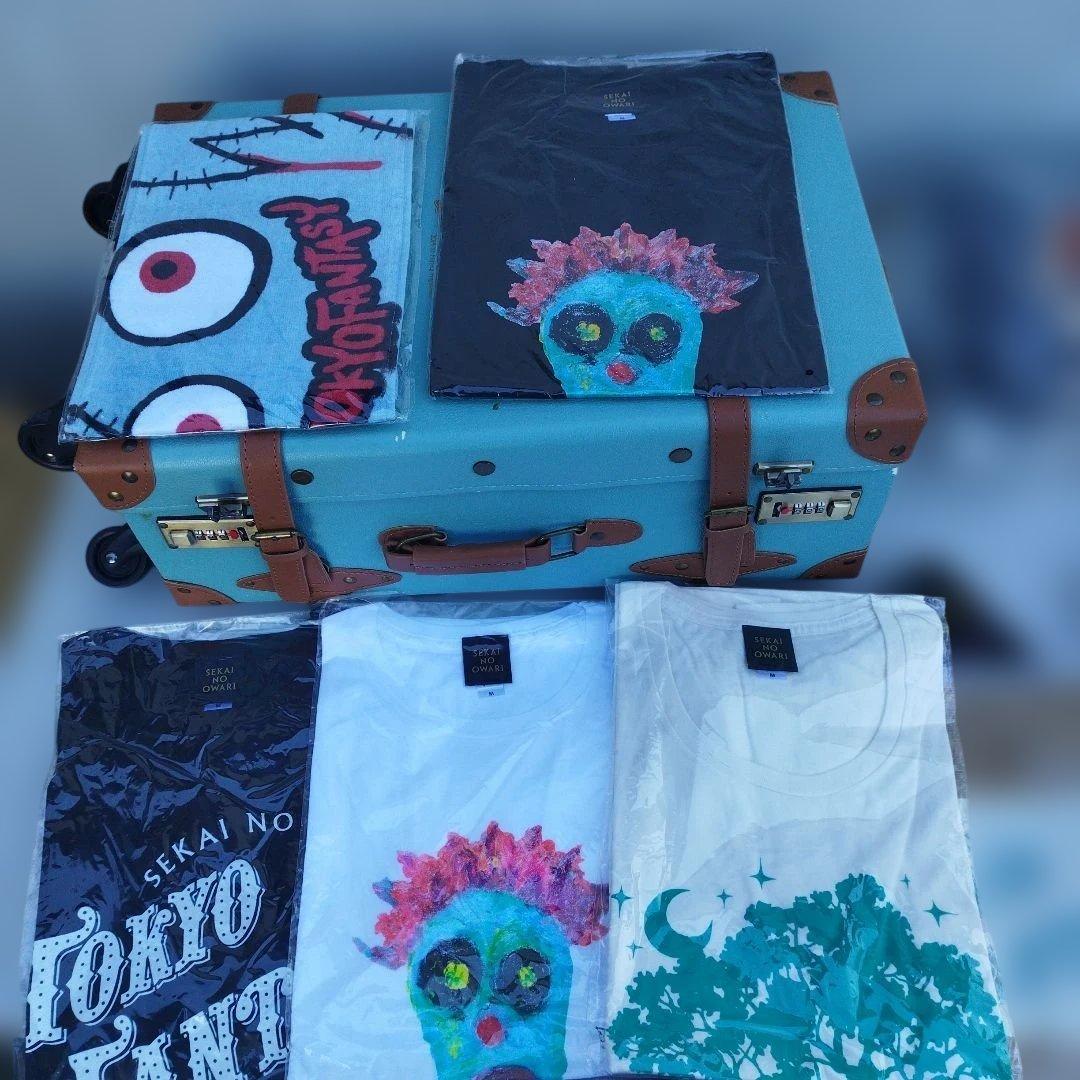 セカオワグッズまとめてセットキャリーバッグTシャツバッグ等