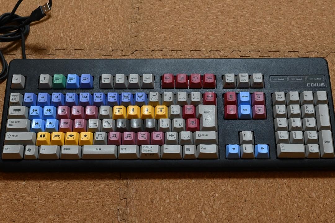 EDIUS USBキーボード EDIUSV6KB(JP) 東プレOEM