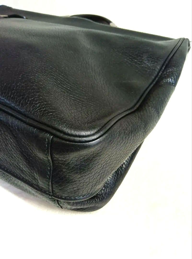 【希少】POTER ダレスバッグ　ヴィンテージ　シボレザー　ブラック