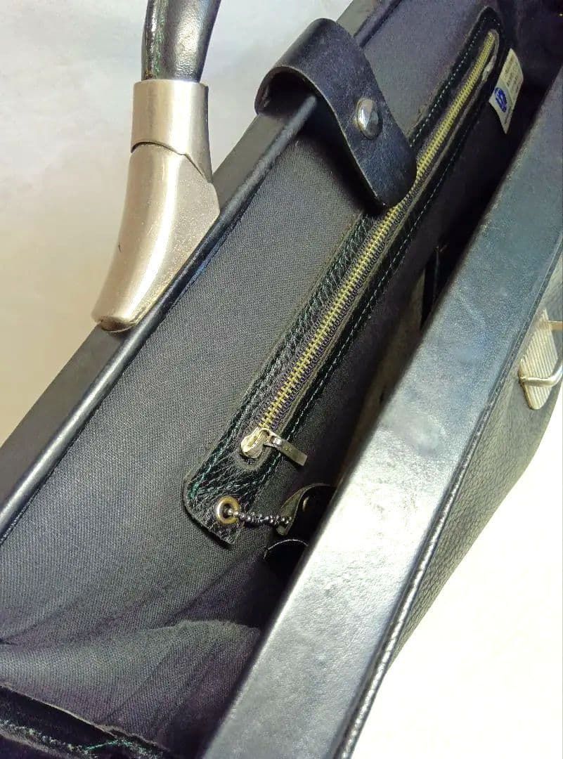 【希少】POTER ダレスバッグ　ヴィンテージ　シボレザー　ブラック