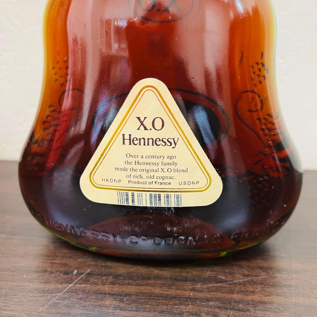 未開栓 ヘネシーxo グリーンボトル 箱付き 金キャップ