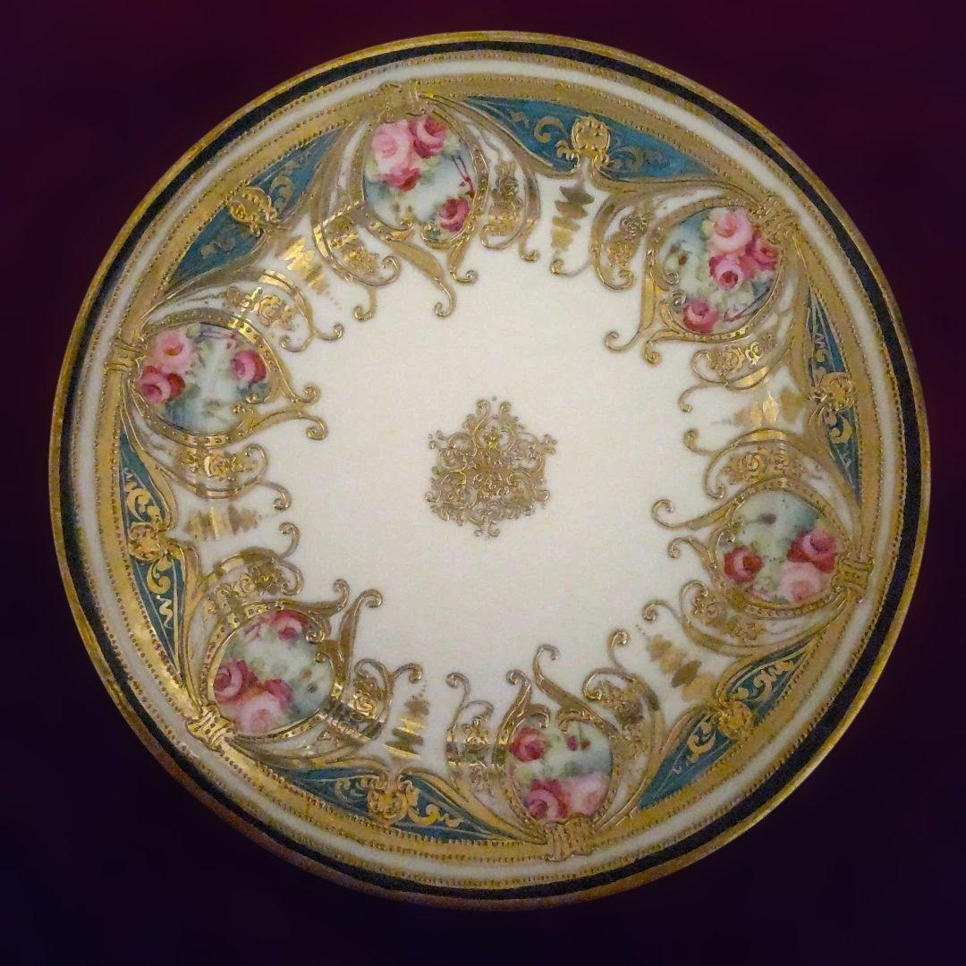 希少 アンティーク オールドノリタケ メイプルリーフ刻印 皿 - メルカリ