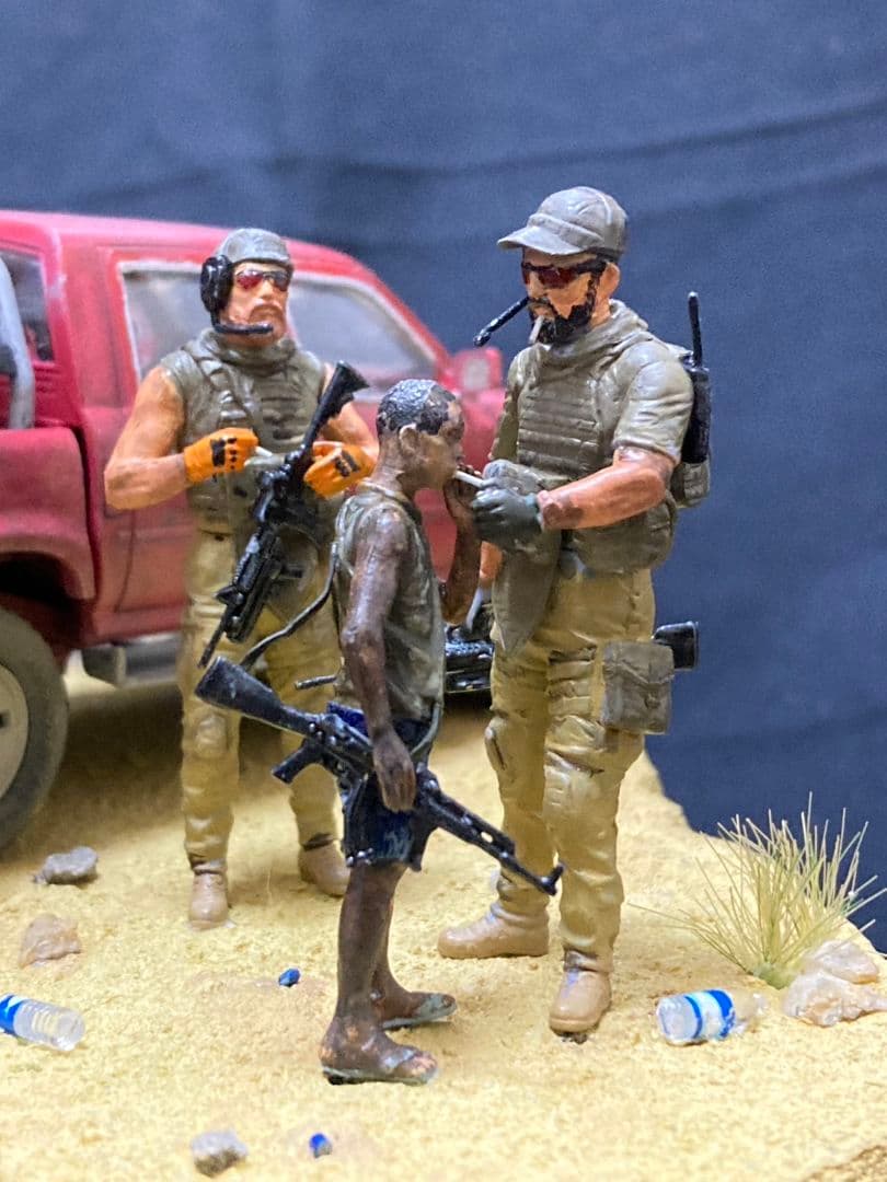 ワグネル、ソマリア ミリタリー ジオラマ