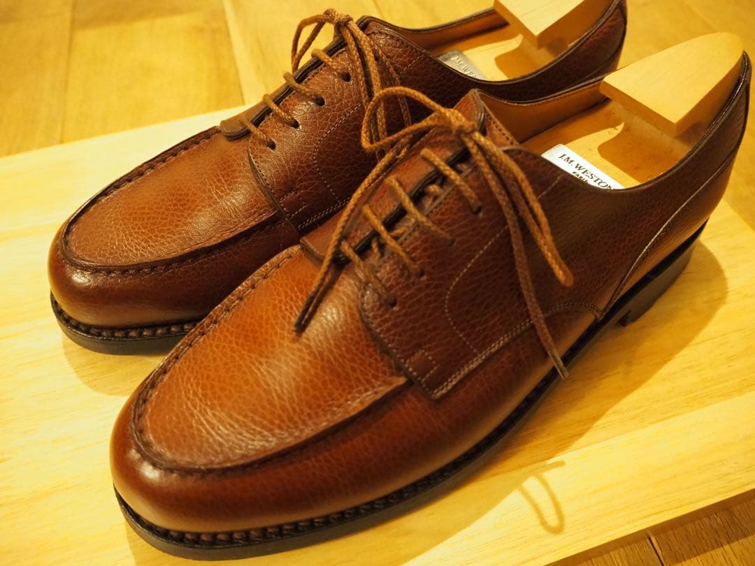 【美品】JM.WESTON GOLF ゴルフ 8D キルト＆純正シューツリー