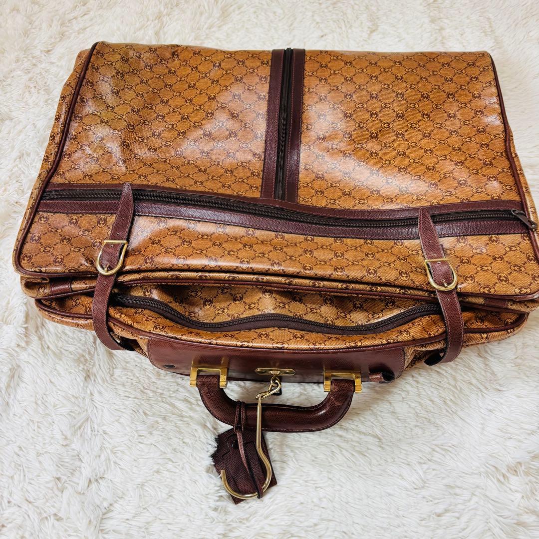 希少 モラビト ガーメントケース 総柄 スーツケース トランク 出張