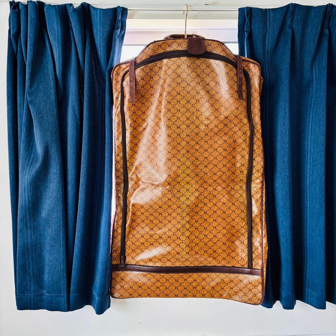 希少 モラビト ガーメントケース 総柄 スーツケース トランク 出張