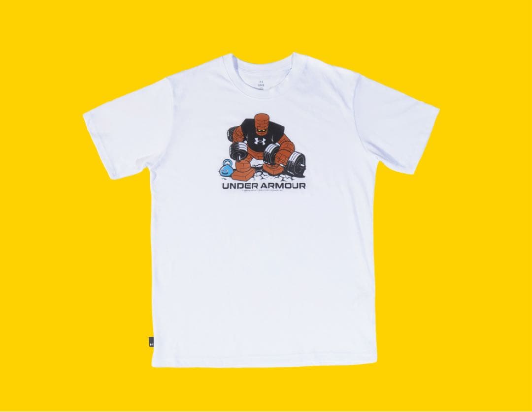 UAヘビーウエイト ショートスリーブ Tシャツ〈ダンベルゴーレム〉