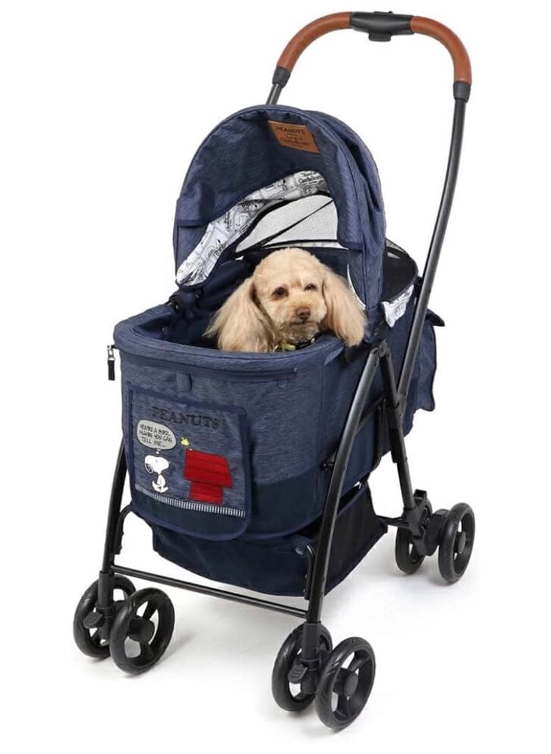 ペットパラダイス　スヌーピー ハンドフル ペットカート <ハッピーダンス柄> スヌーピー ハンドフル ペットカート 《ハッピーダンス柄》 / PET