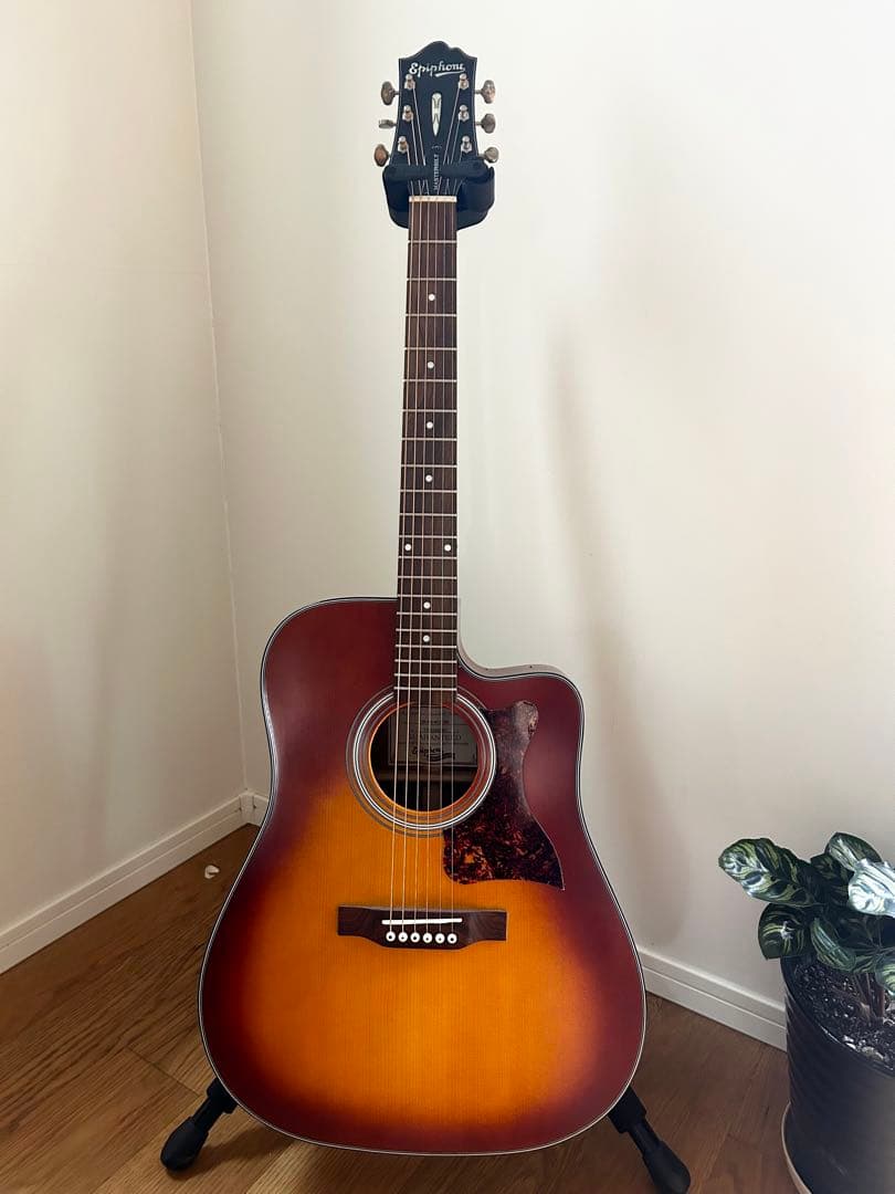 オール単板 Epiphone DR-400 MCE masterbilt