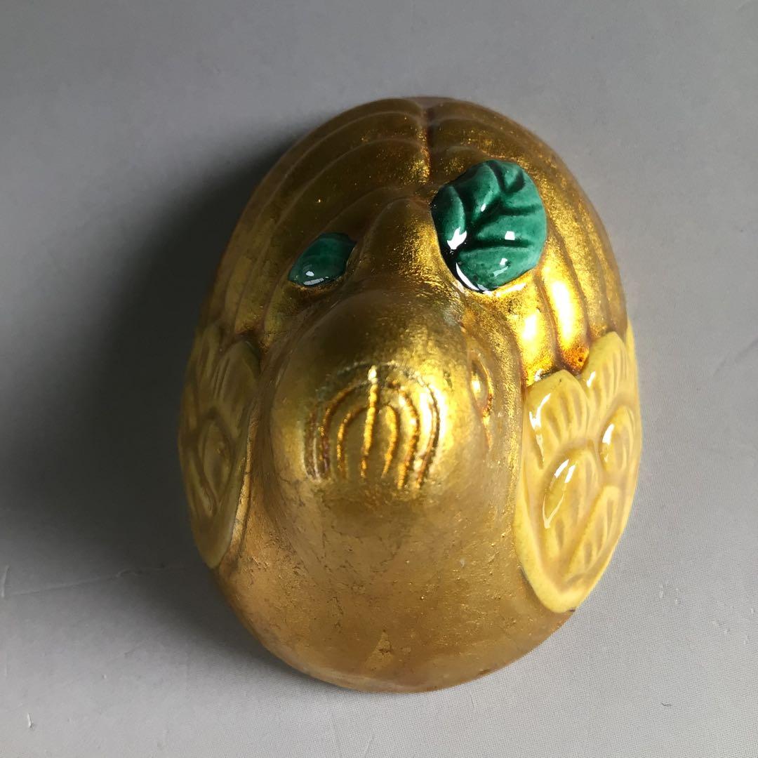 R725 香合 『中村翠嵐造』『交趾白檀』『花喰鳥香合』 共箱 茶道具