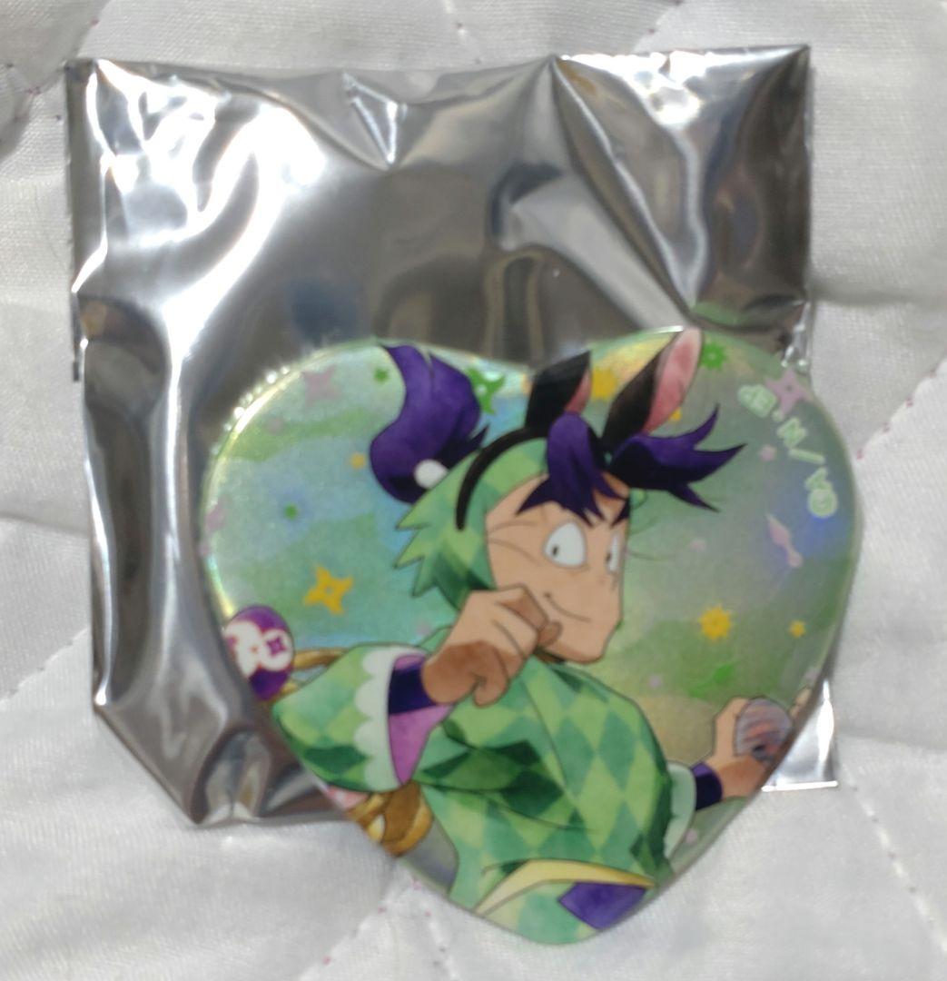 忍たま乱太郎 in ナンジャタウン たまご探しの段 ハート型缶バッジ