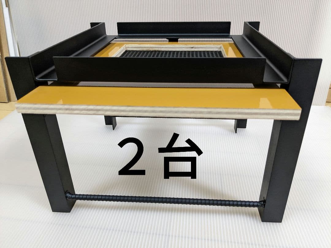 重箱式巣箱台 2台 ニホンミツバチ 鉄製台 重箱式巣箱台 300ミリ用