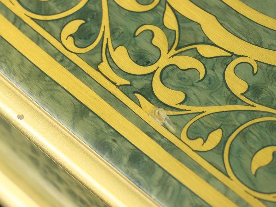 Y2534 リュージュ オルゴール ビバルディ「四季」3曲 72弁 金象嵌　ma