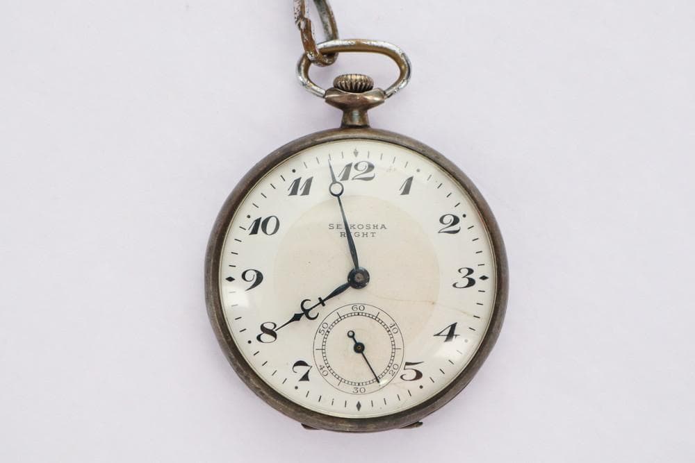 ◆精工舎懐中時計手巻きライトSEIKOSHA RIGHT 陸軍大臣賞 09074