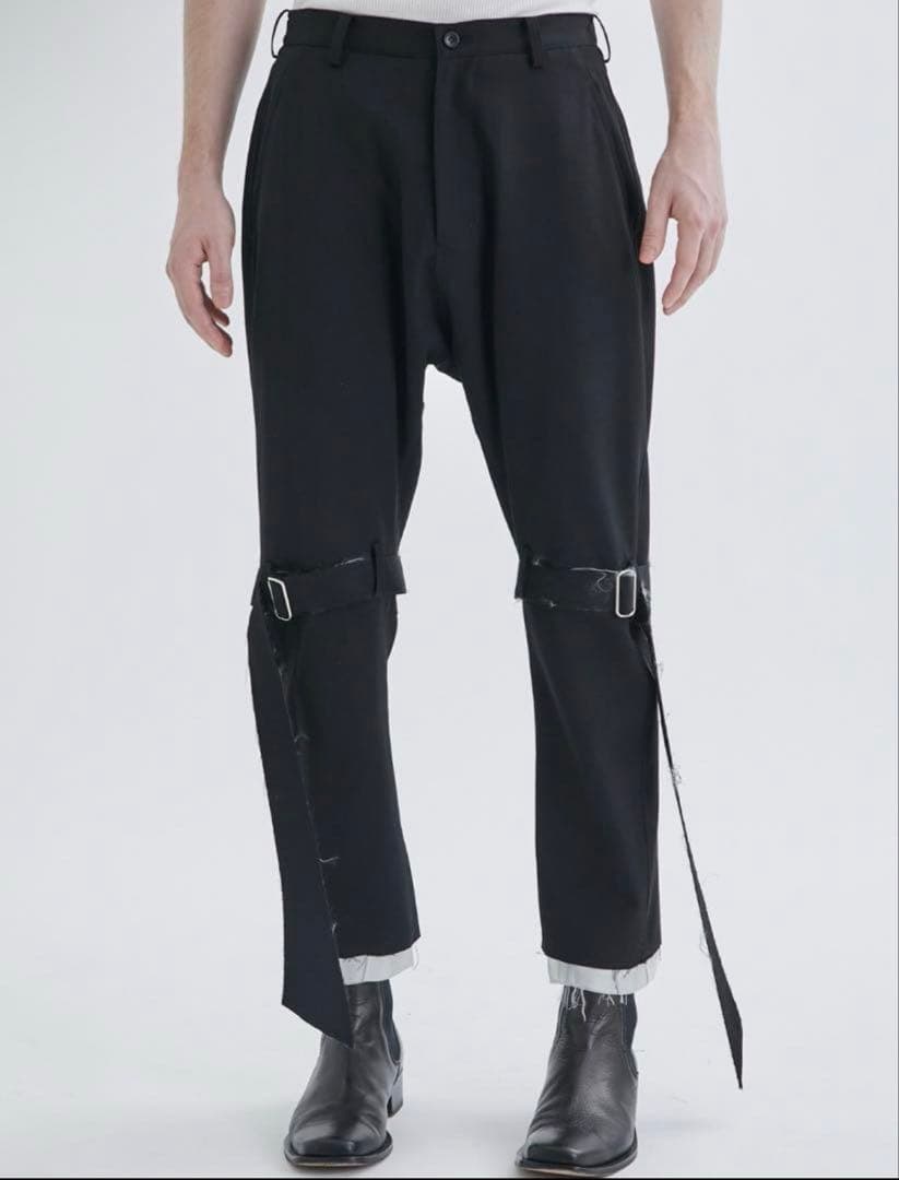 sulvam ボンテージサルエルパンツ sulvam ボンテージサルエルパンツ