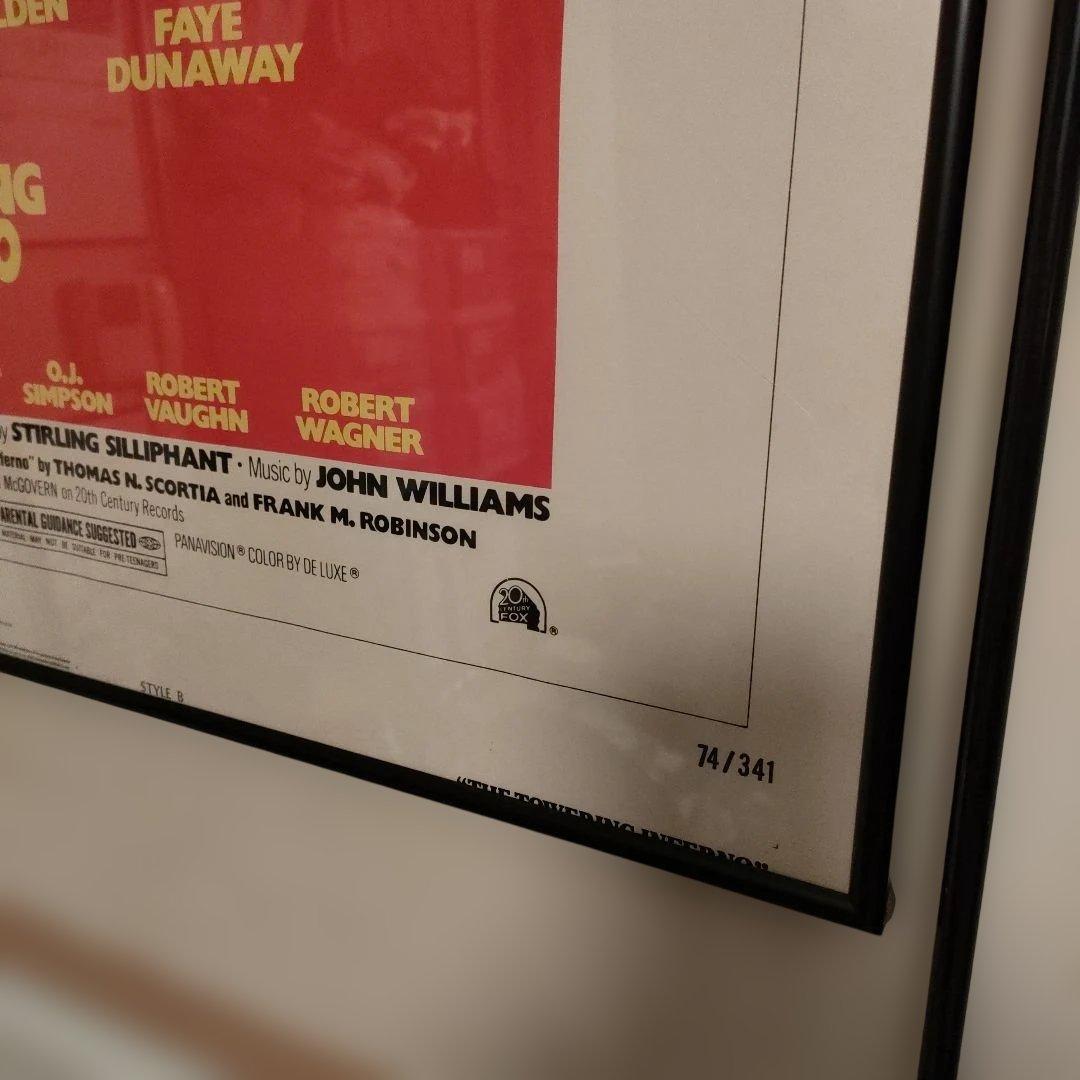 タワーリング・インフェルノ　　 US初版ワンシートポスター　 スタイルB