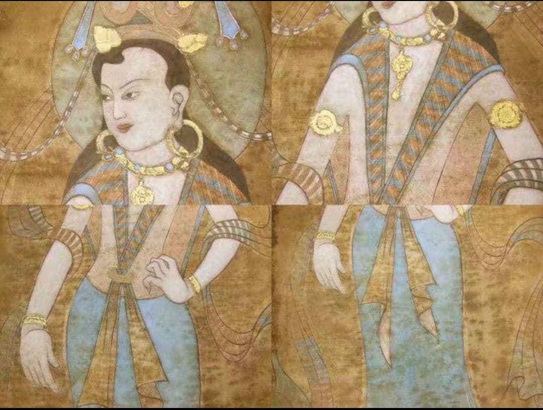 希少】時代物 唐卡 唐物 仏様