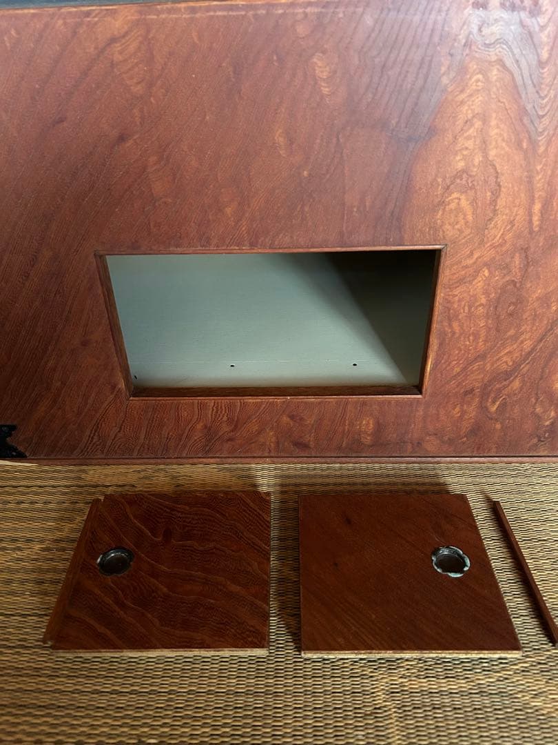 火鉢長火鉢/角火鉢/角型/囲炉裏/箱型火鉢/火桶/昭和レトロアンティーク