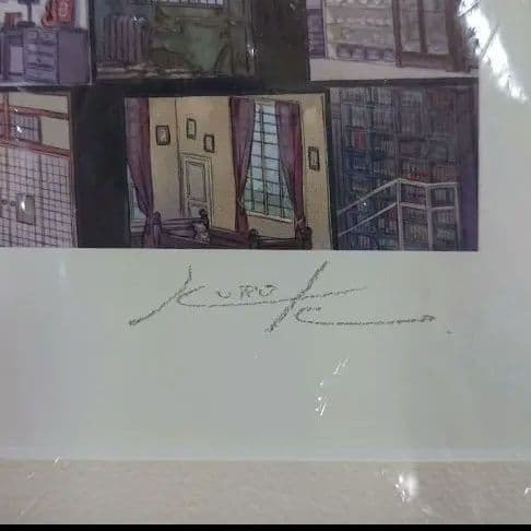 黒星紅白展50枚限定 キノの旅 X巻表紙 直筆サイン入りアートグラフ